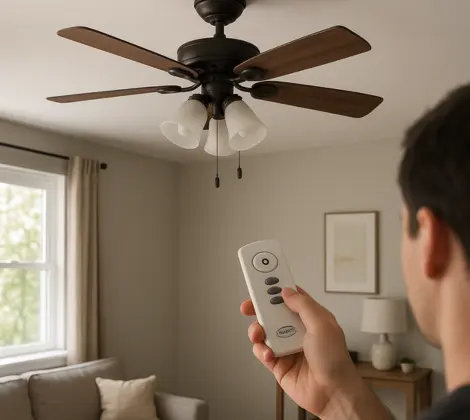 hampton bay ceiling fan remote not working